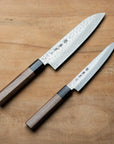 Sakai Takayuki 45 Layer Damascus Two Piece Santoku Set