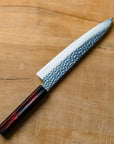 Sakai Takayuki 33 Layer Nanairo Wa-Gyutou 210mm (8.2") w/ Marbled Red Handle